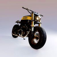 Yamaha XV 750 Custom cafe racer