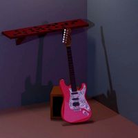 Fender stratocaster lowpoly guitar