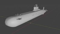 Class Typhoon USSR Submarine - Akoula Project - 3D printing