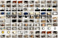INTERIOR FURNITURE MEGAPACK - 100 Furniture Elements