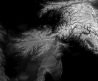 Afghanistan High resolution 22k displacement height 3D geometr
