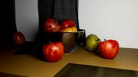 Photorealistic scene for rendering