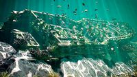 Underwater Shipwreck Scene
