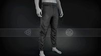 Black Stonewashed Jogger Pants