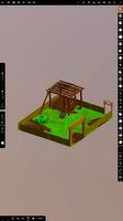 wooden courtyard