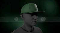 Green Snapback Cap