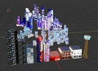 City at night - Tokyo inspired