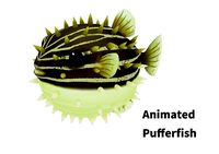 animated pufferfish