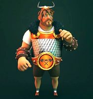 Viking Warrior Low-poly 3D model