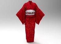 Red Yukata Dress