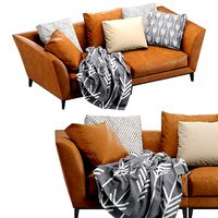 Weston Leather Sofa by Flexform