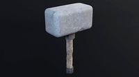 Sledgehammer Game Ready Low - Poly 3D Model