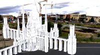 Babylon Garden aqueduct towers 4