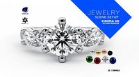 Cinema 4D with Octane Render Scene Setups Jewelry 3D Rendering