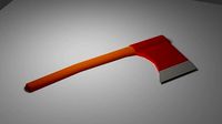 Low poly axe
