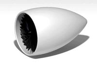 Turbo Jet 3D Model