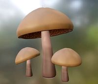 3 Default Mushroom