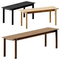 Linear Wood Bench by Muuto