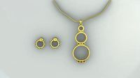Jewelry round mini set printable S32