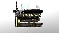 Cyberpunk City - Hotdog Stand