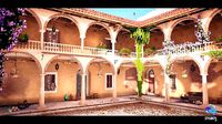 Stylized Mediterranean Courtyard