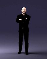 Man in black suit 1121
