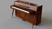 1963 Danish Mid Century Modern Baldwin Acrosonic Spinet