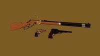 weapon revolver winchester