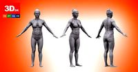 3D Base Body Scan Natasha