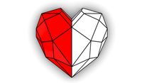 Polygonal Heart Skeleton