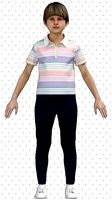 Kid Girls Polo Shirt and legging