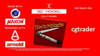 Switchblade Rig Photorealistic 3D Model