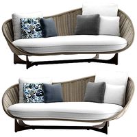 sofa Lido Cord Outdoor by Minotti 2021 collection
