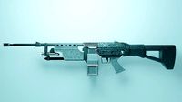 Sci-Fi Machine Gun 3d Model