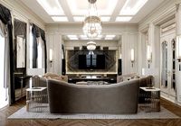 Living Room interior in Avangard style