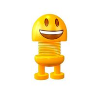 Car Spring Expression Decoration Toys Grinning Face v1 001