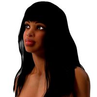 Young Woman Light Skin Black Standing Pose