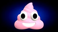 Bubble Gum Poop Emoji