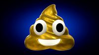 Golden Poop emoji