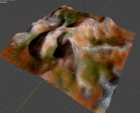 Simple Environment Rocky Hill Low Poly