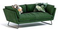 Fotelj Wide Yoko Ocher Green Sofa
