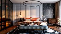 masterbedroom sketchup with render file