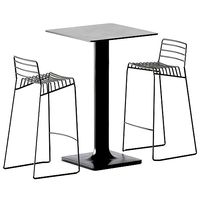 High Table Plinto by Varaschin and Park Stool by B-Line
