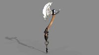 Stylized Axe Low-poly 3D model