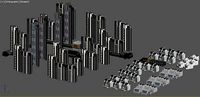 residential community residential buildings high-rise city