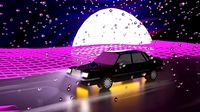 Low poly car with interier
