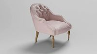 Quadra lois armchair pink