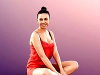 Estelle 11075 - Woman Sitting In Pyjamas