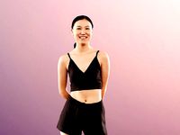 Anita 11361 - Sporty Asian Woman Standing