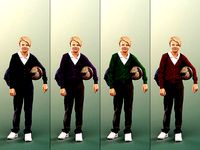 Markus 12491 - 4 Texturevariations - Standing Schoolkid Ball